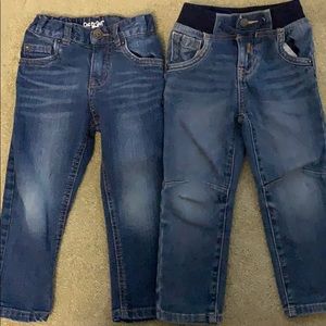 2 pairs 3T toddler boy jeans